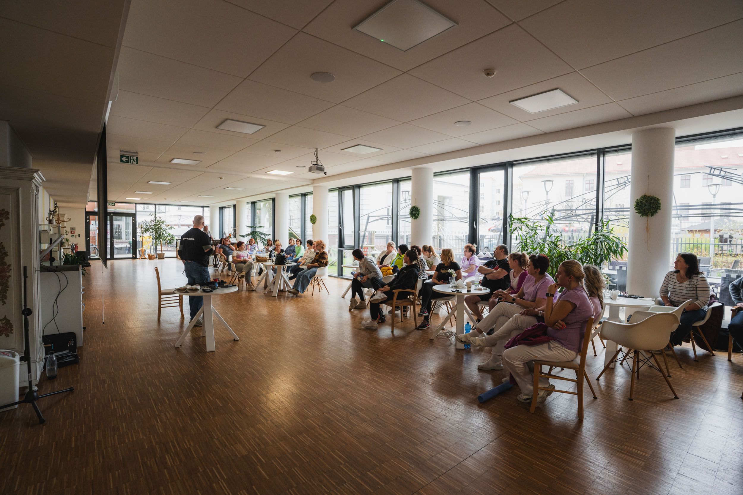 Praktický nácvik s pedagogickým týmem během školení GBH Academy